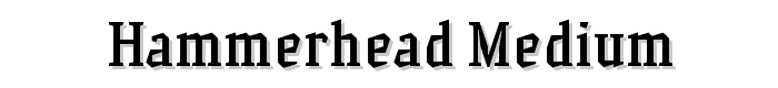 Hammerhead Medium font